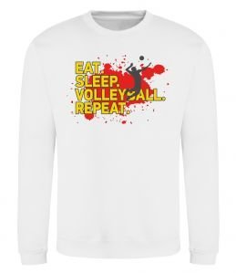 Свитшот Eat sleep volleyball repeat