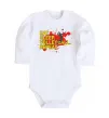Детский боди Eat sleep volleyball repeat Белый фото