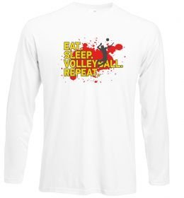 Лонгслів Eat sleep volleyball repeat Лонгслів Eat sleep volleyball repeat