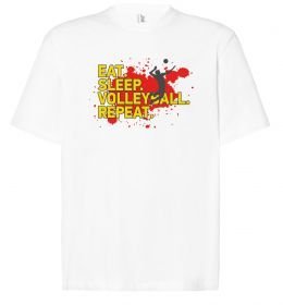 Футболка Оверсайз Eat sleep volleyball repeat