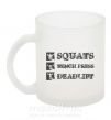 Чашка стеклянная Squats bench press deadlift Фроузен фото