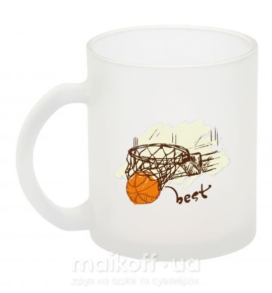 Чашка скляна Basketball best Фроузен фото