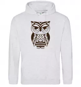 Женская толстовка (худи) Сова зла Черный фото