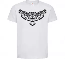 Детская футболка Сова зла Черный фото