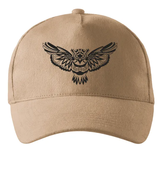Кепка Сова летить Песочный фото