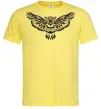 Мужская футболка Сова летить Лимонный Мужская футболка Сова летить Лимонный фото