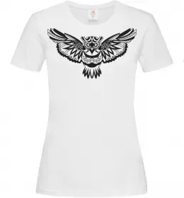 Женская футболка Сова зла Ярко-синий фото