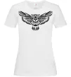 Женская футболка Сова летить Белый фото