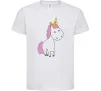 Дитяча футболка Єдиноріг в повний зріст Білий фото