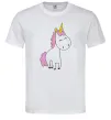 Чоловіча футболка Єдиноріг в повний зріст Білий Чоловіча футболка Єдиноріг в повний зріст Білий фото