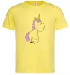 Чоловіча футболка Єдиноріг в повний зріст Лимонний Чоловіча футболка Єдиноріг в повний зріст Лимонний фото