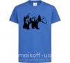 Детская футболка Медведь природа Ярко-синий фото