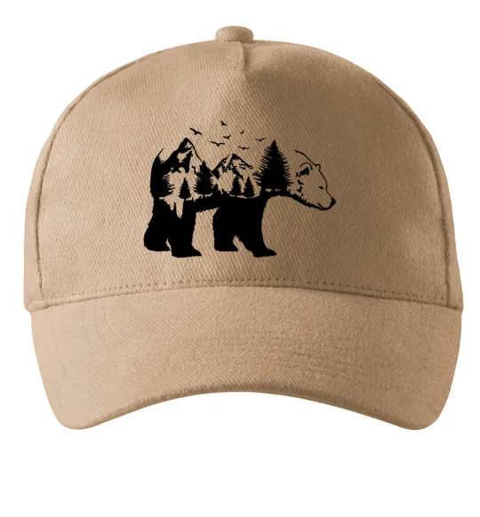 Кепка Ведмідь природа Песочный фото