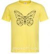 Чоловіча футболка Butterfly geometria Лимонний фото