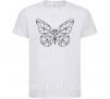 Детская футболка Butterfly geometria Белый фото