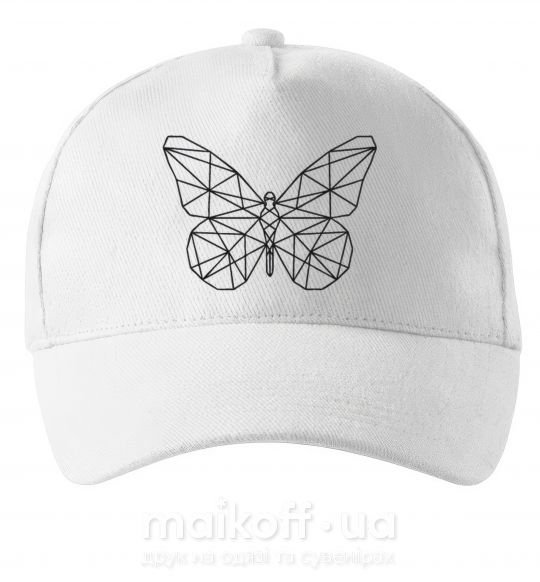 Кепка Butterfly geometria Білий фото