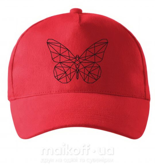 Кепка Butterfly geometria Красный фото
