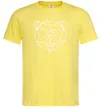 Чоловіча футболка Ведмідь геометрія Лимонний Чоловіча футболка Ведмідь геометрія Лимонний фото