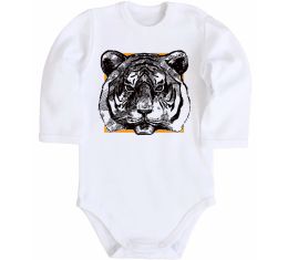 Детский боди Тигр рамка