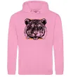 Чоловіча толстовка (худі) Тигр рамка Рожевий фото