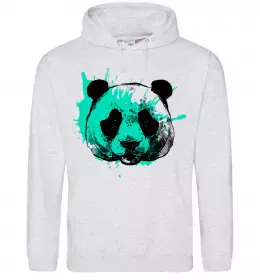 Чоловіча толстовка (худі) Life is better with a panda Пісочний фото