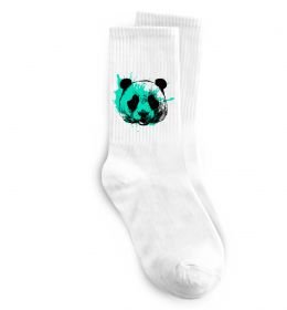 Шкарпетки Панда бризки бірюза