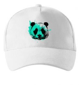 Кепка Панда бризки бірюза