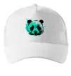 Кепка Панда бризки бірюза Белый фото