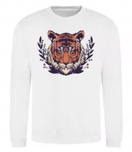 Свитшот Реалістичний тигр Белый фото