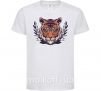 Детская футболка Реалистичный тигр Белый фото