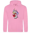Жіноча толстовка (худі) Єдиноріг математик Рожевий фото