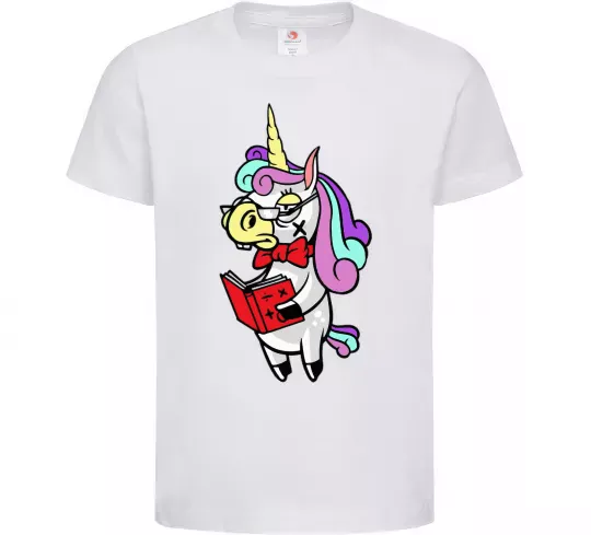 Дитяча футболка Єдиноріг математик Білий фото