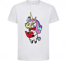 Детская футболка Єдиноріг математик Белый фото