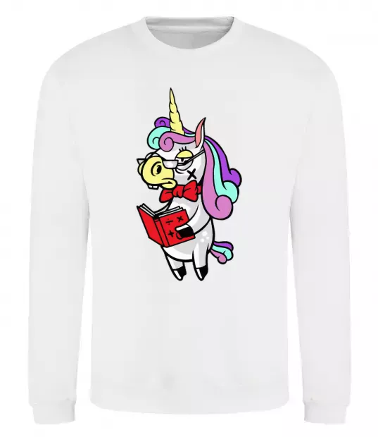 Свитшот Єдиноріг математик Белый фото