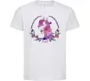 Дитяча футболка Believe unicorn Білий фото