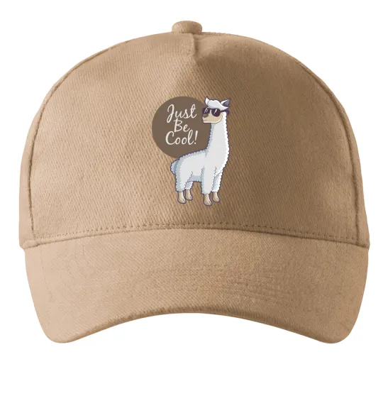 Кепка Just be cool Песочный фото