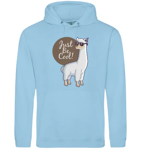 Мужская толстовка (худи) Just be cool Голубой фото