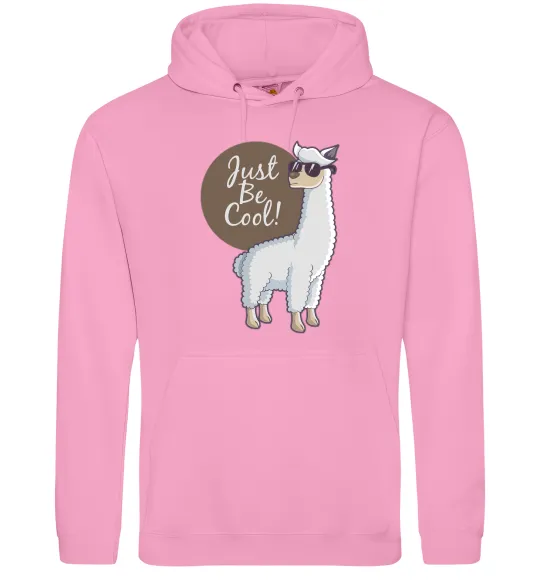 Женская толстовка (худи) Just be cool Розовый фото