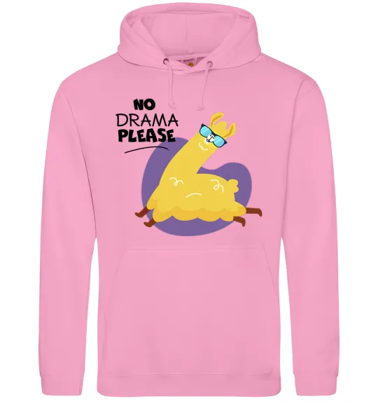 Жіноча толстовка (худі) No drama please Рожевий фото
