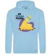 Жіноча толстовка (худі) No drama please Блакитний фото