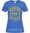 Жіноча футболка Overdose of swag Яскраво-синій фото