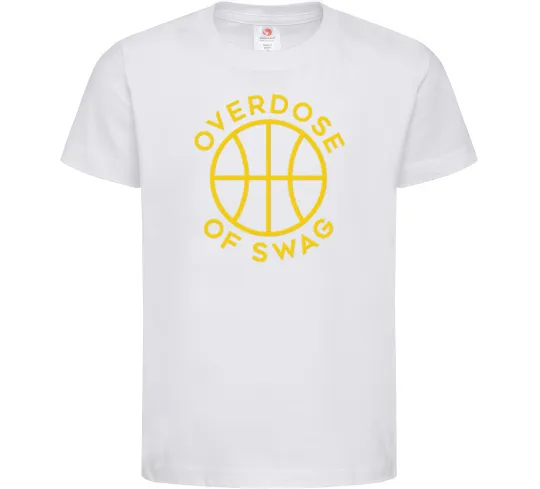 Дитяча футболка Overdose of swag Білий фото
