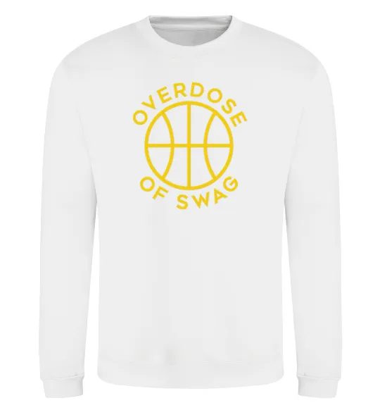 Свитшот Overdose of swag Белый фото