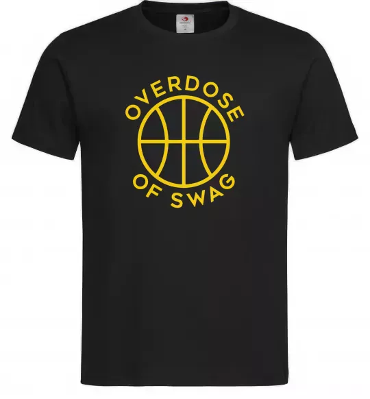 Чоловіча футболка Overdose of swag Чорний фото