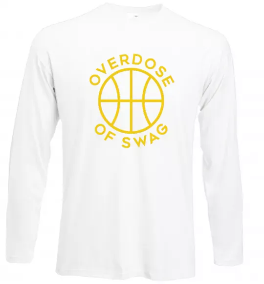 Лонгслів Overdose of swag Білий фото
