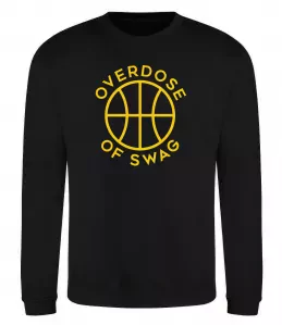 Свитшот Overdose of swag Черный фото