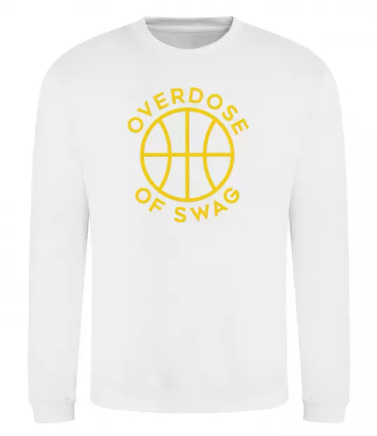 Світшот Overdose of swag Білий фото