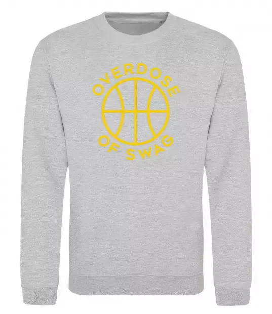 Світшот Overdose of swag Сірий меланж фото