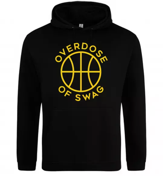 Мужская толстовка (худи) Overdose of swag Черный фото
