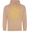 Женская толстовка (худи) Overdose of swag Песочный фото